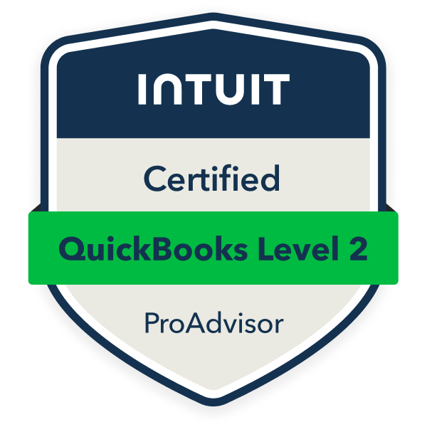 QuickBooks Level 2 certification